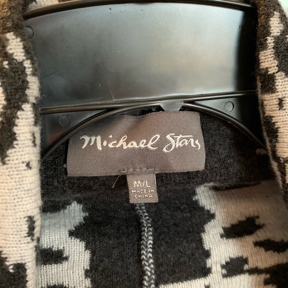 Michael stars black and grey cardigan sweater - Picture 5 of 5